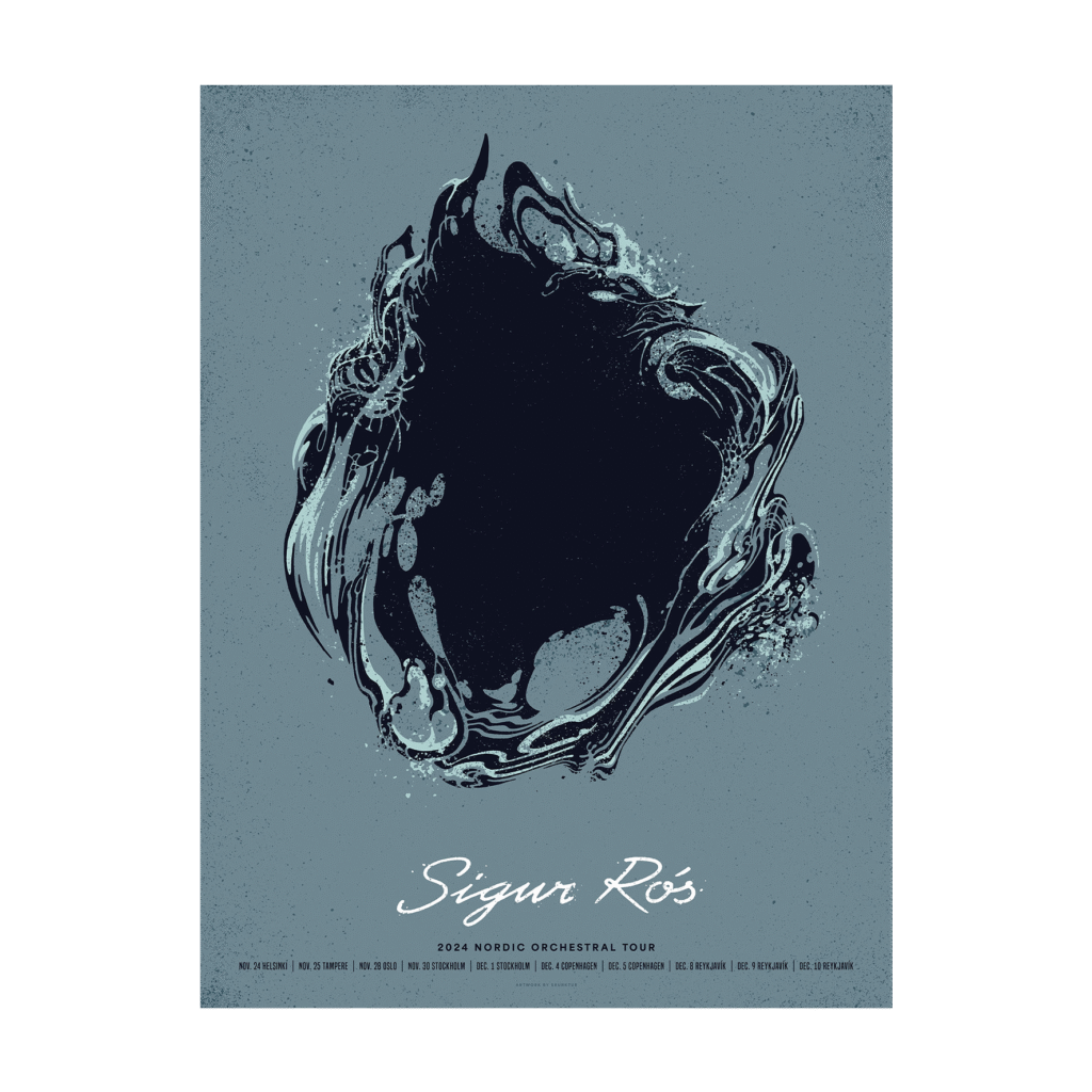 Sigur Rós - Nordics Orchestral Tour 2024 Poster - Sigur Rós